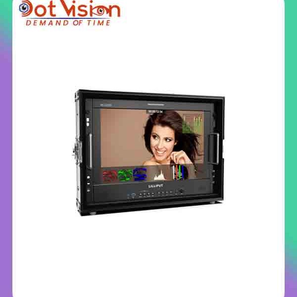 Lilliput Q18 17.3" 12G-SDI/HDMI Broadcast Studio Monitor with Carrying Case (Gold Mount) In Bangladesh