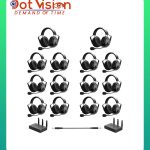 CAME-TV KUMINIK8 Duplex Digital Wireless Intercom Headset - Dual Ear 14 Pack In Bangladesh
