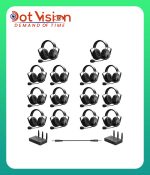 CAME-TV KUMINIK8 Duplex Digital Wireless Intercom Headset - Dual Ear 14 Pack In Bangladesh