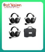 CAME-TV KUMINIK8 Duplex Digital Wireless Intercom Headset - Dual Ear 3 Pack In Bangladesh