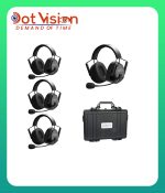 CAME-TV KUMINIK8 Duplex Digital Wireless Intercom Headset - Dual Ear 4 Pack In Bangladesh