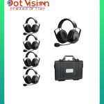 CAME-TV KUMINIK8 Duplex Digital Wireless Intercom Headset - Dual Ear 5 Pack In Bangladesh