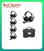 CAME-TV KUMINIK8 Duplex Digital Wireless Intercom Headset - Dual Ear 5 Pack In Bangladesh