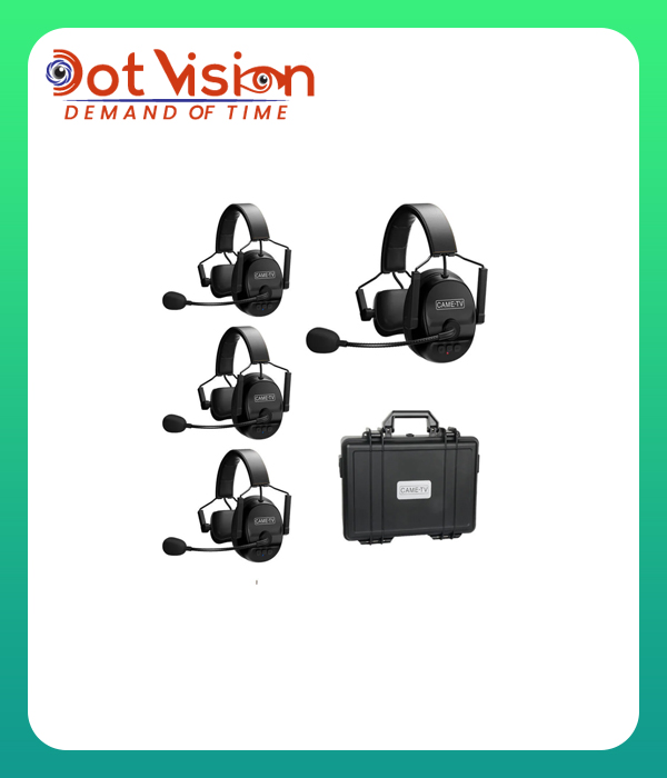 CAME-TV KUMINIK8 Duplex Digital Wireless Intercom Headset - Single Ear 4 Pac In Bangladesh