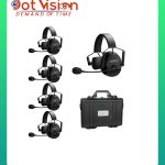 CAME-TV KUMINIK8 Duplex Digital Wireless Intercom Headset - Single Ear 5 Pack In Bangladesh