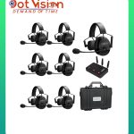 CAME-TV KUMINIK8 Duplex Digital Wireless Intercom Headset - Single Ear 7 Pack In Bangladesh
