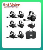 CAME-TV KUMINIK8 Duplex Digital Wireless Intercom Headset - Single Ear 7 Pack In Bangladesh