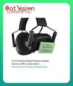 CAME-TV KUMINIK8 Duplex Digital Wireless Intercom Headset - Mixed 4 Pack 1 Single Ear & 3 Dual Ear In Bangladesh