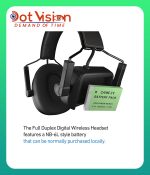 CAME-TV KUMINIK8 Duplex Digital Wireless Intercom Headset - Mixed 3 Pack 1 Single Ear & 2 Dual Ear In Bangladesh