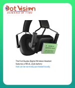 CAME-TV KUMINIK8 Duplex Digital Wireless Intercom Headset - Mixed 2 Pack 1 Single Ear & 1 Dual Ear In Bangladesh