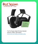 CAME-TV KUMINIK8 Duplex Digital Wireless Intercom Headset - Single Ear 7 Pack In Bangladesh