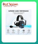 CAME-TV KUMINIK8 Duplex Digital Wireless Intercom Headset - Single Ear 5 Pack In Bangladesh