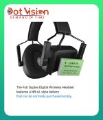 CAME-TV KUMINIK8 Duplex Digital Wireless Intercom Headset - Mixed 4 Pack 3 Single Ear & 1 Dual Ear In Bangladesh