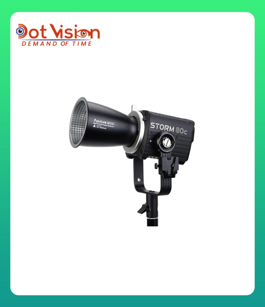 Aputure STORM 80c 80W tunable color compact point source lamp with Mini ProLock Bowens Mount In Bangladesh