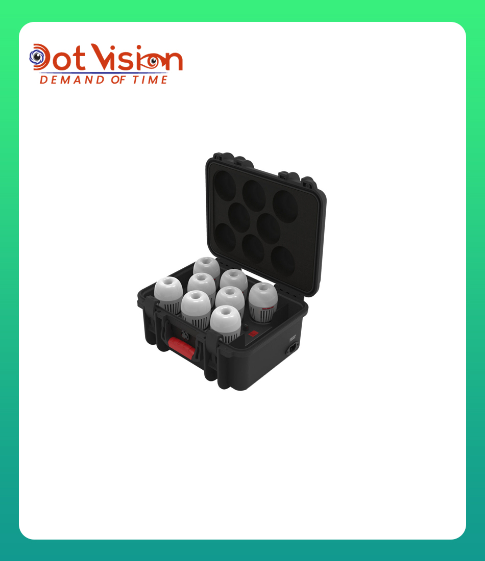 Aputure Accent B7c 8-Light Kit 8 Accent B7c practical bulbs in protective charging case In Bangladesh Aputure Accent B7c 8-Light Kit 8 Accent B7c practical bulbs in protective charging case In Bangladesh