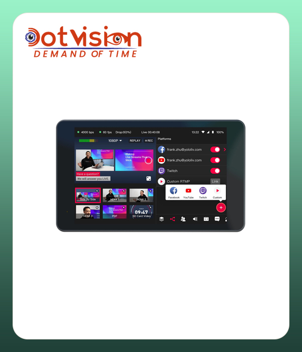 YoloLiv YoloBox Pro All-in-One Multi-Camera Switching and Live Streaming System In Bangladesh