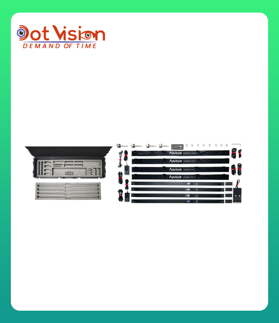 Aputure INFINIBAR PB12 4-Light Kit 4 INFINIBAR 4ft pixel bars in protective hard case In angladesh Aputure INFINIBAR PB12 4-Light Kit 4 INFINIBAR 4ft pixel bars in protective hard case In angladesh