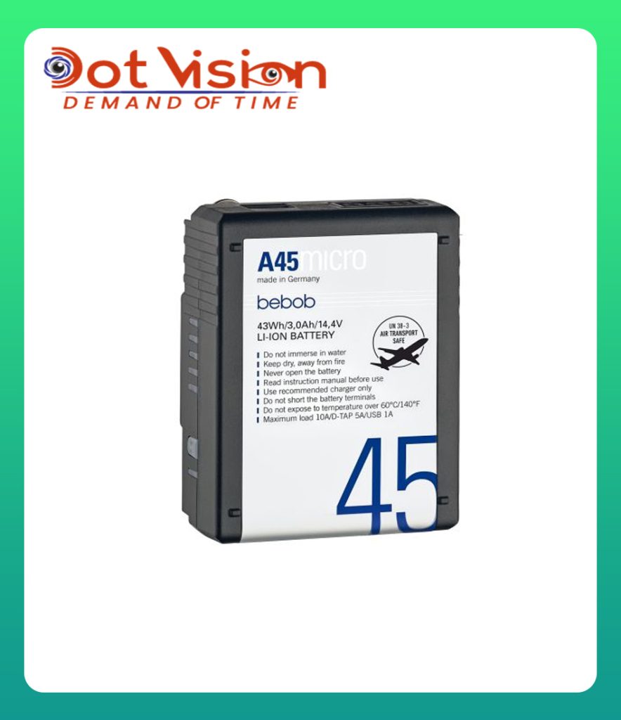 Bebob A45micro micro A-Mount (Gold-Mount compatible) Li-Ion Battery In Bangladesh