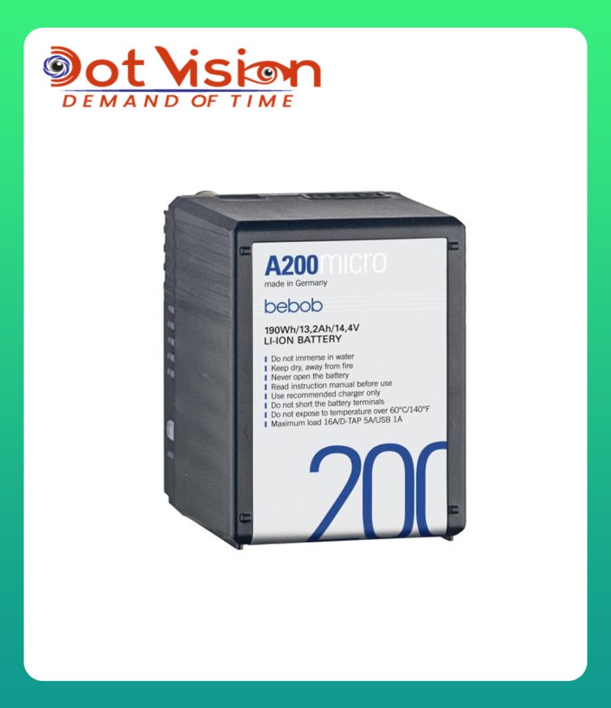 Bebob A200micro micro A-Mount (Gold-Mount compatible) Li-Ion Battery In Bangladesh