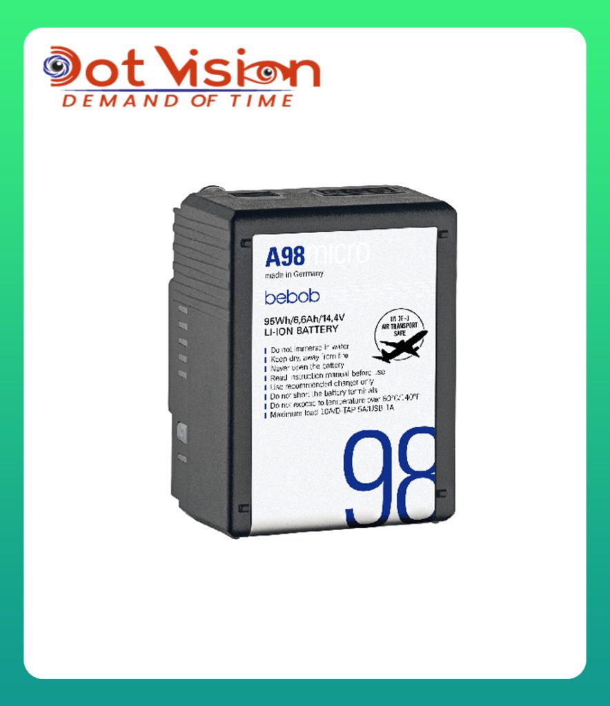 Bebob A98micro micro A-Mount (Gold-Mount compatible) Li-Ion Battery In Bangladesh
