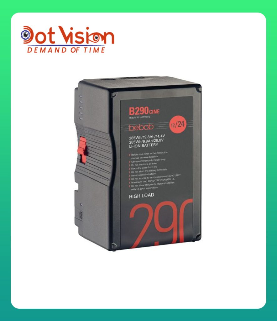 Bebob B290cine B-Mount® Li-Ion High Load Battery 14,4V/28,8V // 285Wh In Bangladesh