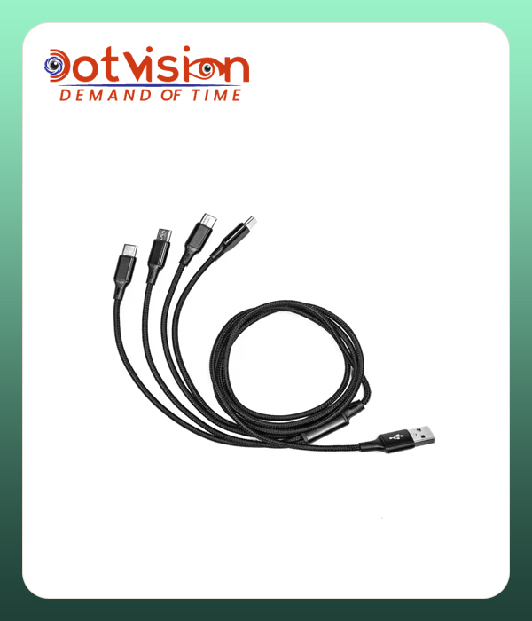 Vaxis Litecomm 1 to 4 TypeC Charging Cable In Bangladesh