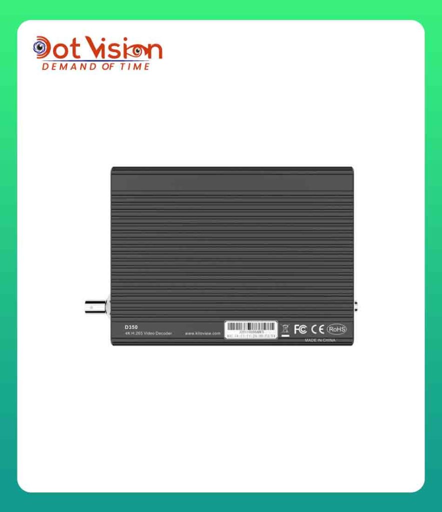 Kiloview D350 4K H.265 H.264 IP Video Decoder In Bangladesh