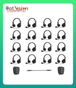 16 Headsets CAME-TV WAERO Pro Full Duplex Dual Antenna