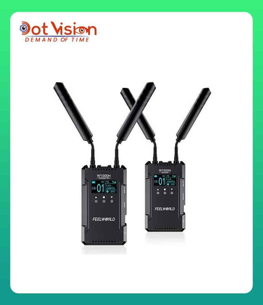 FEELWORLD W1000H Video Transmission System Dual HDMI Full Duplex Intercom Live Streaming In Bangladesh