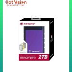 Transcend 25H3 Portable Hard Disk Drive (HDD) Purple
