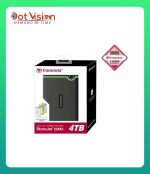 Transcend 25M3S Portable Hard Disk Drive (HDD) Iron Gray Slim