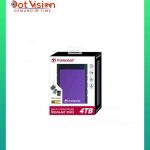 Transcend 4TB StoreJet 25H3 Portable Hard Disk Drive (HDD) Purple In Bangladesh