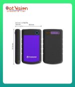 Transcend TS2TSJ25H3P StoreJet 2TB Purple In Bangladesh