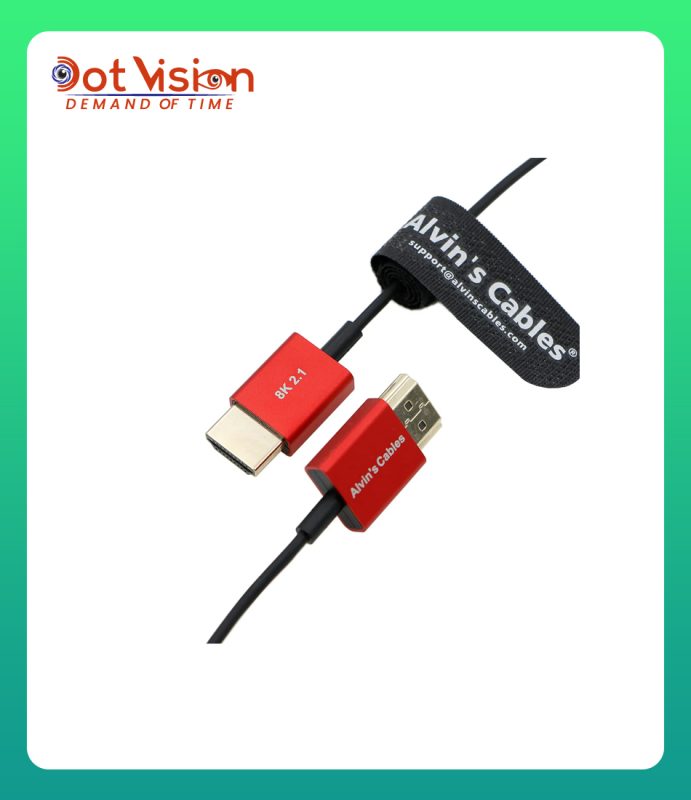 Alvin’s Cables 8K 2.1 Full HDMI Cable for Sony A7S3,A9,A74 In Bangladesh