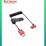 Alvin's Cables 8K 2.1 Ultra-Thin Micro HDMI to HDMI Coiled Cable In Bangladesh