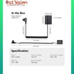 Alvin's Cables NP FZ100 Dummy Battery to D tap Coiled Power Cable In Bangladesh