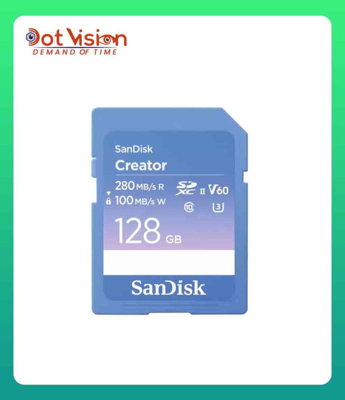 SanDisk Creator SD UHS-II Card - 128GB In Bangladesh