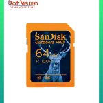 SanDisk Outdoors FHD UHS-I Card - 64GB (Orange) In Bangladesh