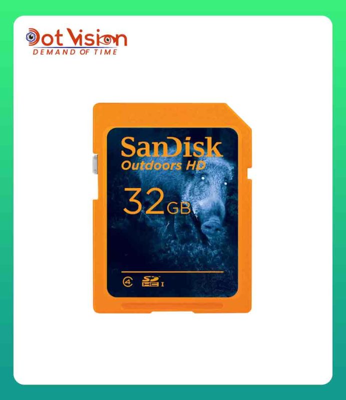 SanDisk Outdoors HD SDHC UHS-I Card - 32GB (Orange) In Bangladesh