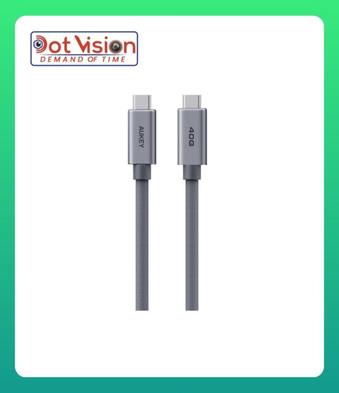 AUKEY CB-DCC401 USB-C to USB-C Cable (240W / 40Gbp / 8K 60Hz) In Bangladesh