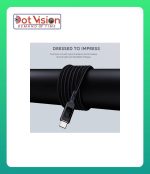 AUKEY CB-MCC101 | 100W 1m USB-C to USB-C LCD Cable In Bangladesh
