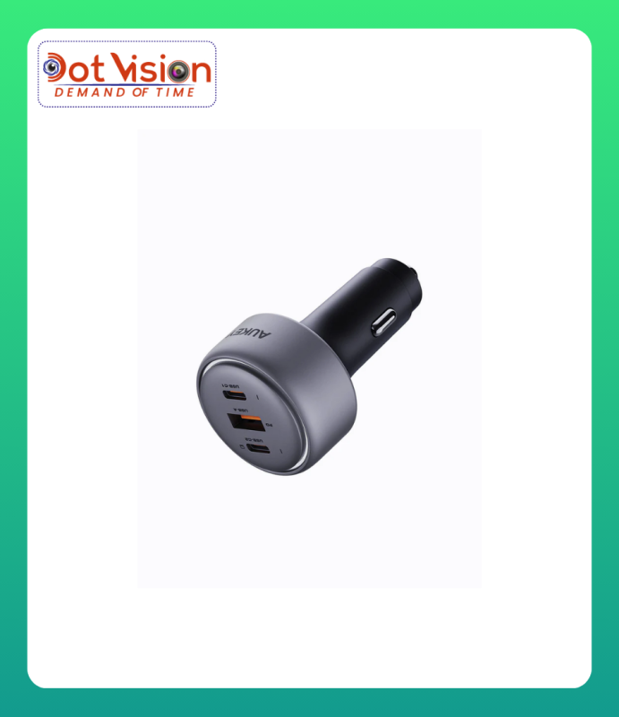 AUKEY CC-P3 Pathfinder Mix 3 100W Fast Charging Car Chargerin Bangladesh
