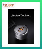AUKEY CC-P4 Pathfinder Mix 3 165W Fast Charging Car Charger in Bangladesh