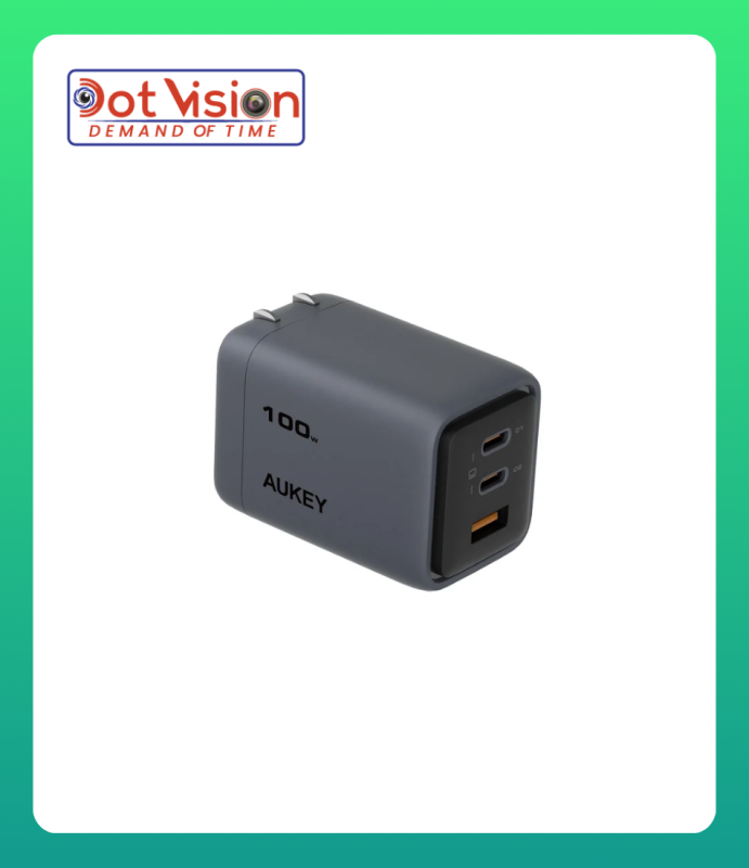 AUKEY Comet Mix 3 100W GaN PD Wall Charger PA-C5 In Bangladesh