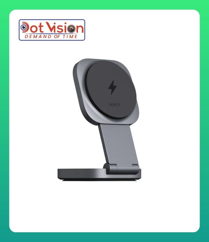 AUKEY MagFusion L Qi2 2-in-1 Magnetic Wireless Charging LC-MC211 In Bangladesh