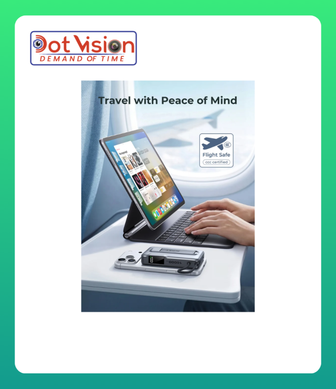 AUKEY MagFusion Vista 10000 Qi2.2 Magnetic Wireless Power Bank PA-MS24 In Bangladesh