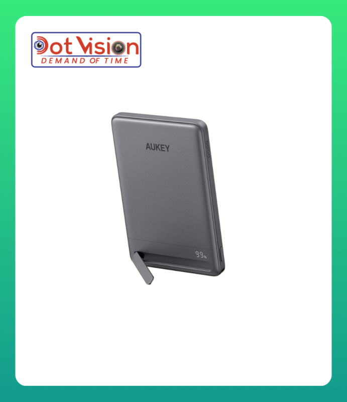 AUKEY MagFusion Vista 5000 Qi2 Magnetic Wireless Power Bank PB-MS15 In Bangladesh