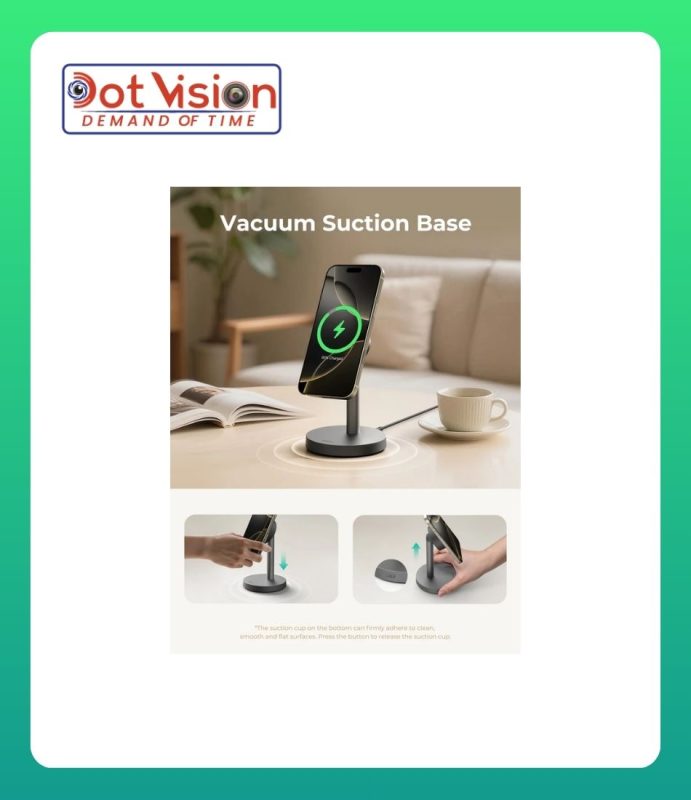 AUKEY Qi2.2 MagFusion 1X Magnetic Wireless Charger LC-MC111 In Bangladesh