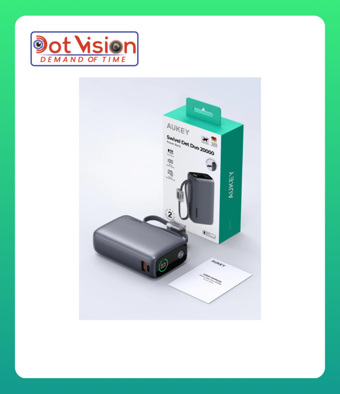 AUKEY Swivel Det-Duo 20000 Fast Charging Power Bank PB-Y66 In Bangladesh