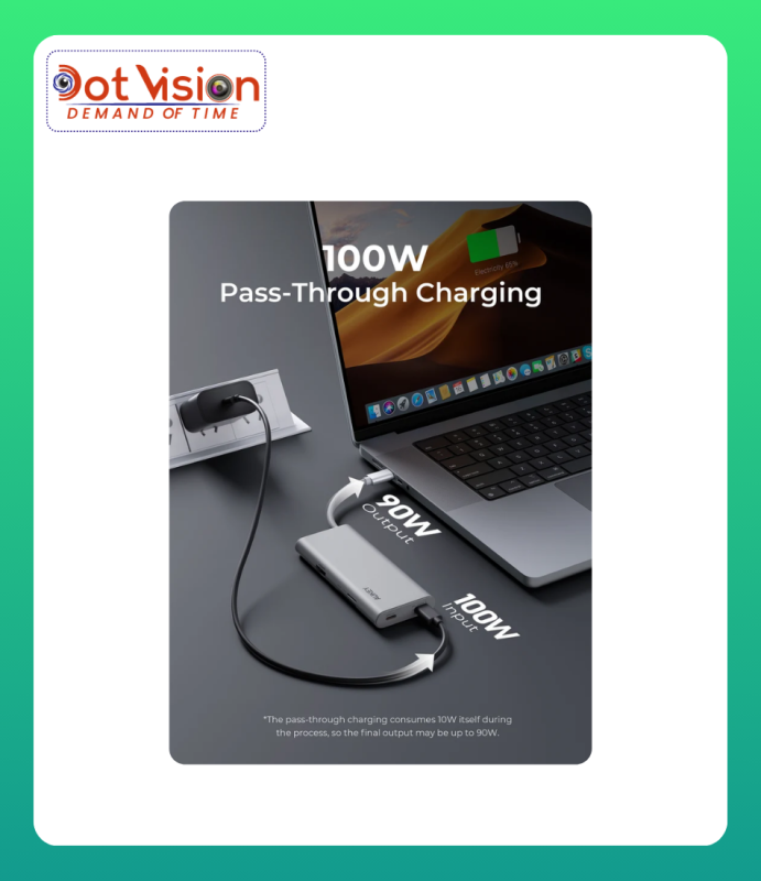 AUKEY UH-CUH07 OfficeDok 7-in-1 USB Hub Adapter In Bangladesh